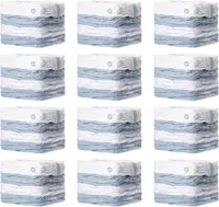 12 Pack Vacuum Storage Bags Space Saver, Jumbo Cube 31x40x15 Inch, Extra Large Vacuum Seale Bags for Comforters Blankets, Beddin 1