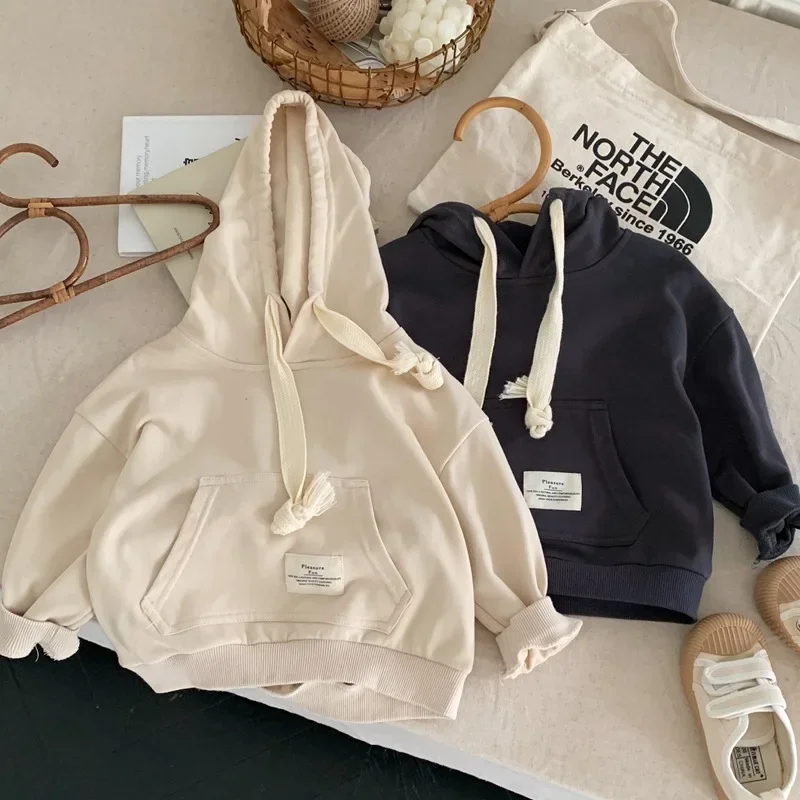 Hoodie anak-anak pakaian anak laki-laki perempuan Sweatshirt gaya