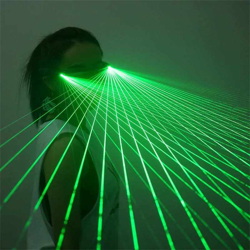 

Multi-line Laser Glasses DJ Beam Portable Eyeglasses Party Stage Light Dancer Show Luminous Costumes Performance Nightclub