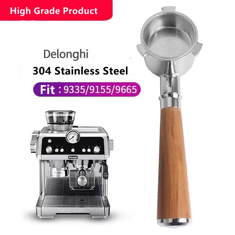 Portafiltro Portafiltro Senza Fondo Da 51Mm Per Delonghi La Specialista Ec9335/9155/9665 Cestello Di Ricambio Barista