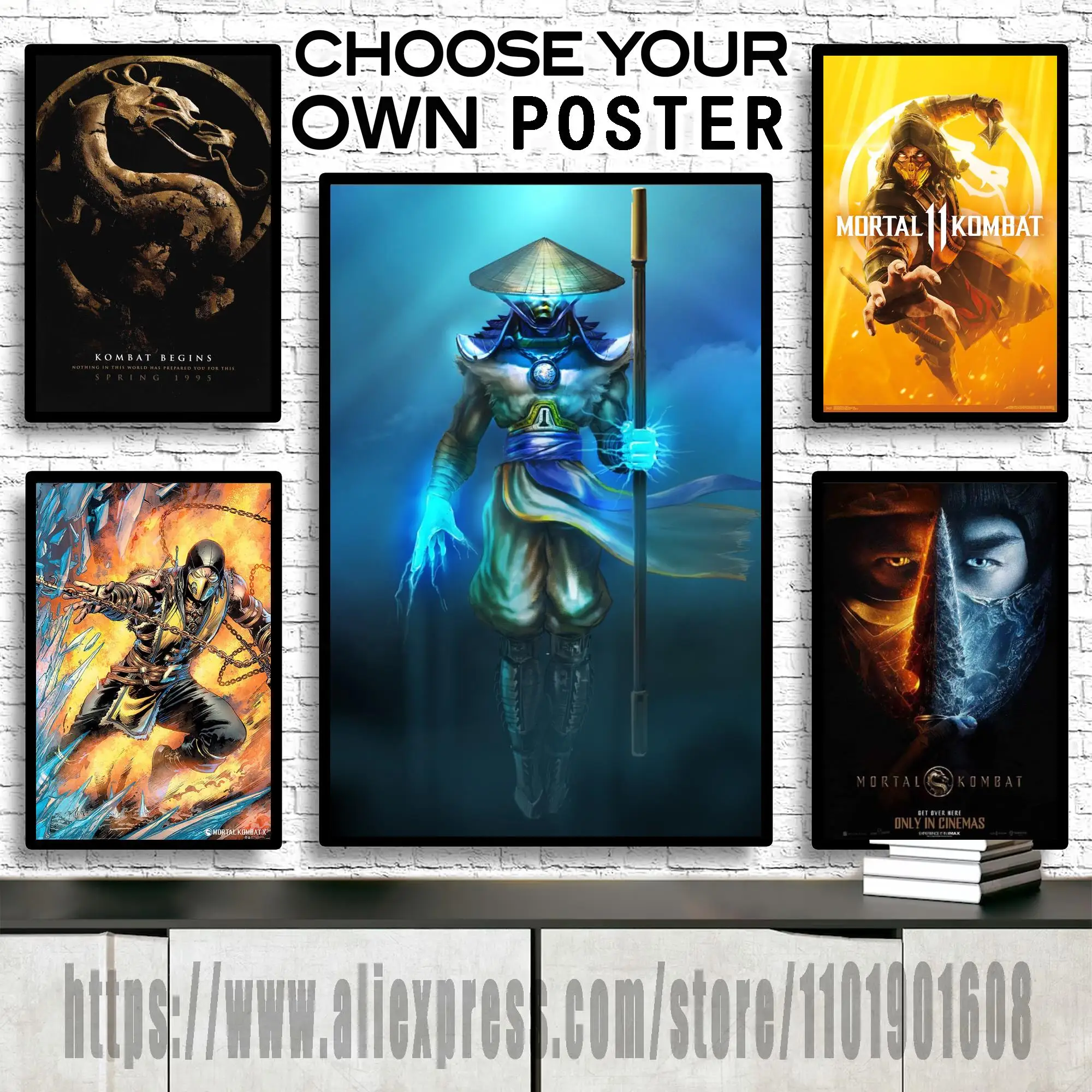 Poster Mortal Kombat - Scorpion, Wall Art, Gifts & Merchandise