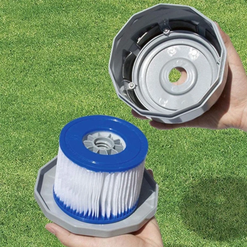 Фотообои для плавания Bestway Flowclear, размер VI SI, замена фильтра Lay-Z-Spa - Miami Vegas, Пальмовая пружина, 1/2/4 шт.