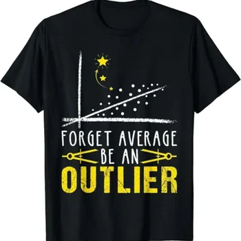 웃긴 수학 교사 학생 티셔츠, 긴 소매 또는 반팔, 아웃라이어가 되길 잊어라