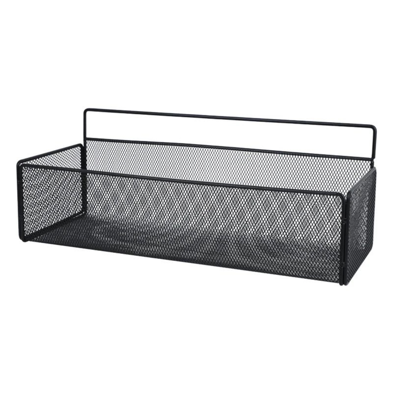 Metal Wire Bathroom Storage Organizer Basket Bins Wall Mounted Shower Caddy Shelf Kitchen Shampoo Storage Rack Farmhouse Decor