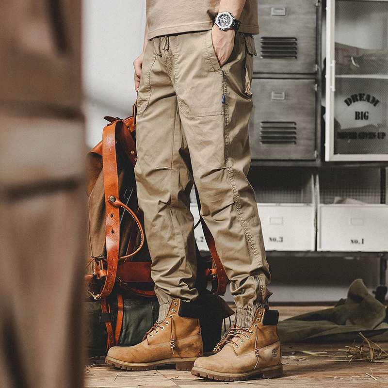 

Men's Cargo Pants 2022 Loose Casual Fashion Comfortable Pants Men Outdoor Sports Multi-pocket Tactical Pants T207