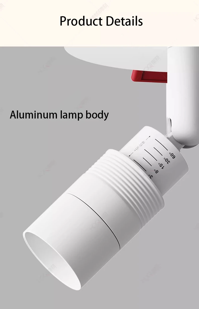 Led Spotlights Adjustable Angle Zoom Focus 3-60 Beam Degree Small Spot Light S18f045dd505f40788c209118c5e9439cv