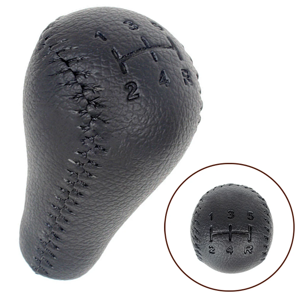 

1x 5 Speed Gear Shift Knob Black ABS+PU Leather Car Interior Parts For NISSAN For Pathfinder 2007-2012/ For Patrol GU GQ Y61 Y62