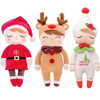 Cute Soft Christmas Toy Stuffed Elk Snowman Doll Plush Boys Girls Toy Xmas Tree Decoration Original Metoo Angela Doll brinquedos 2