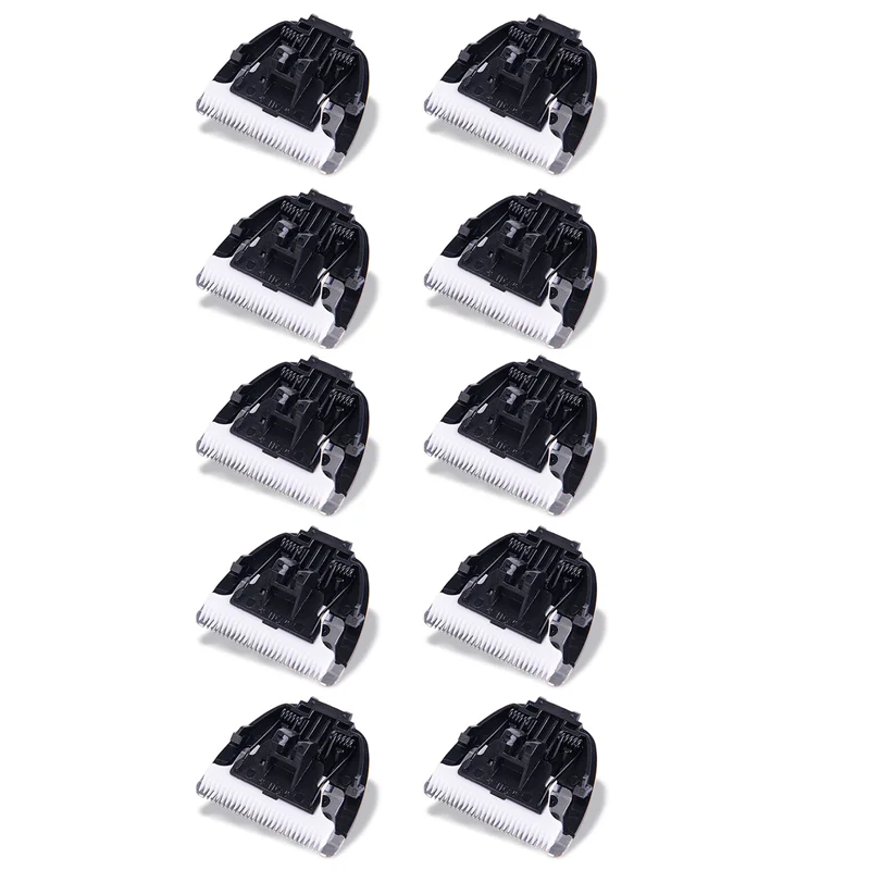 

10X Pet Hair Trimmer Cutter Head Ceramic Blade Compatible for CP3100 3180 7800 7900 8000 Grooming Clipper Replacement