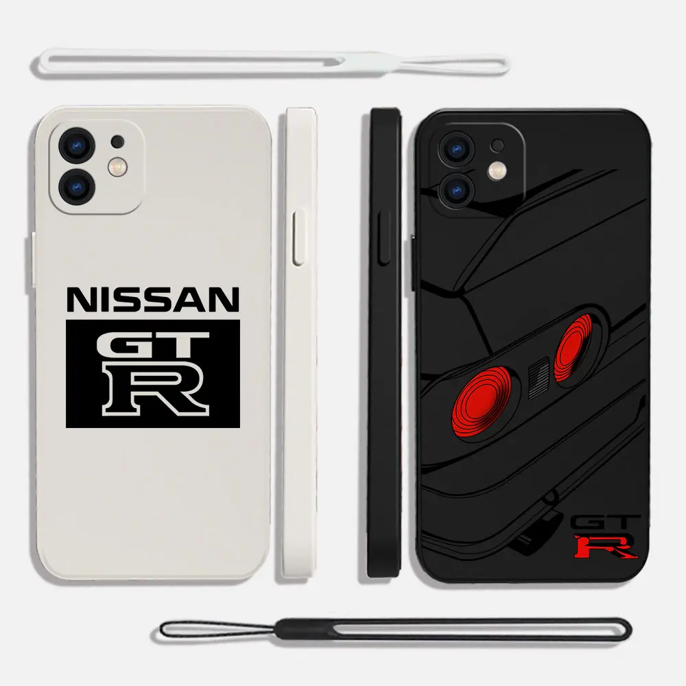 

JDM Super Sports Car GTR Phone Case For Xiaomi Mi 13 12 12T 12S 11 11T Ultra 10 10T 9 9T 9SE 8 Pro Lite 5G Liquid Silicone Cover