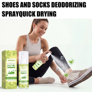 Spray Deodorante per Scarpe, Elimina Odori Piedi, Pulitore per Sneaker e Stivali, Rimuove Sudore e Cattivi Odori, Profumo Fresco, Deodorante per Ambienti, Disinfettante