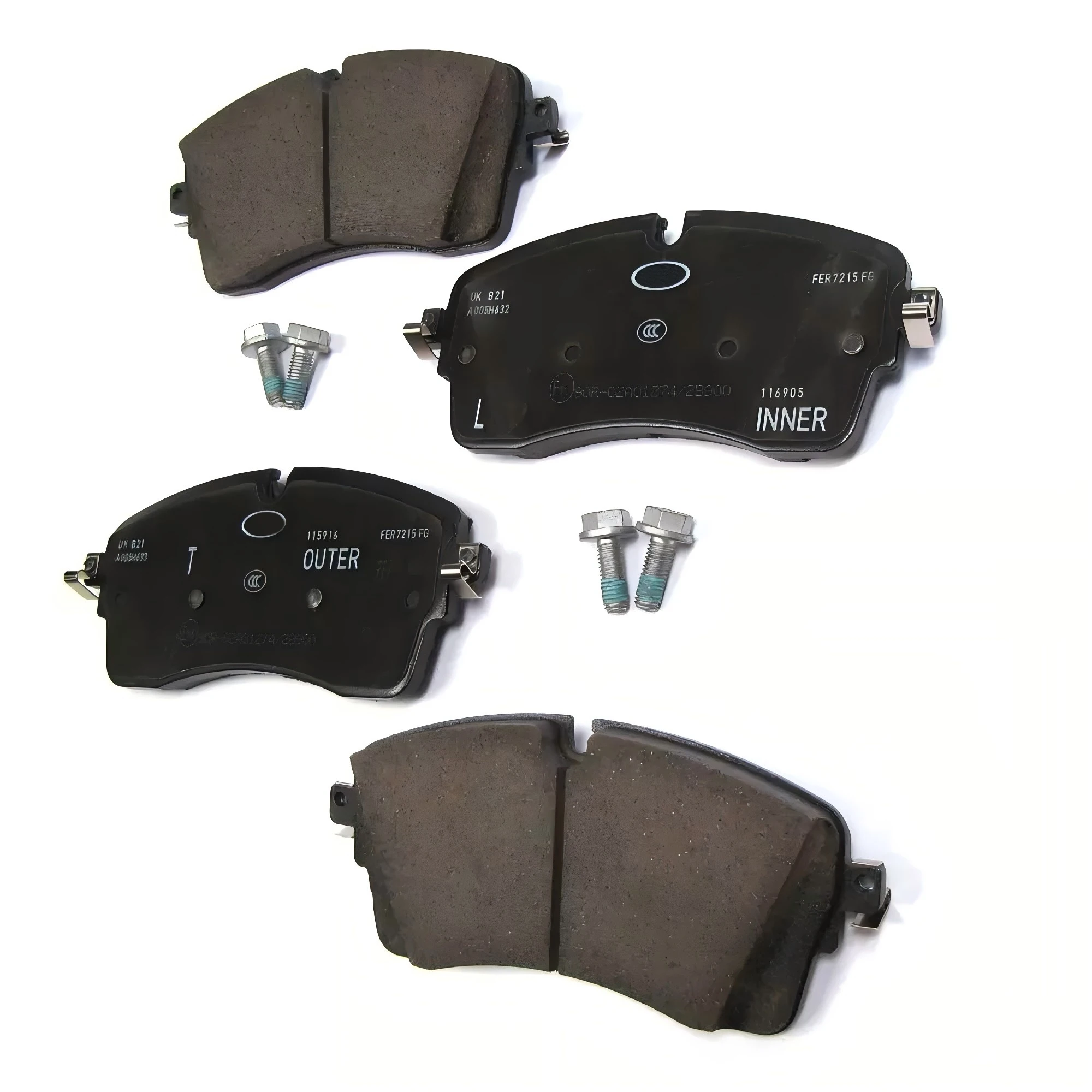 Genuine Front Brake Pads LR164029 For 18-Inch Wheels On Land Rover Discovery Sport and Range Rover Evoque 5-Door (See Fitment Ye