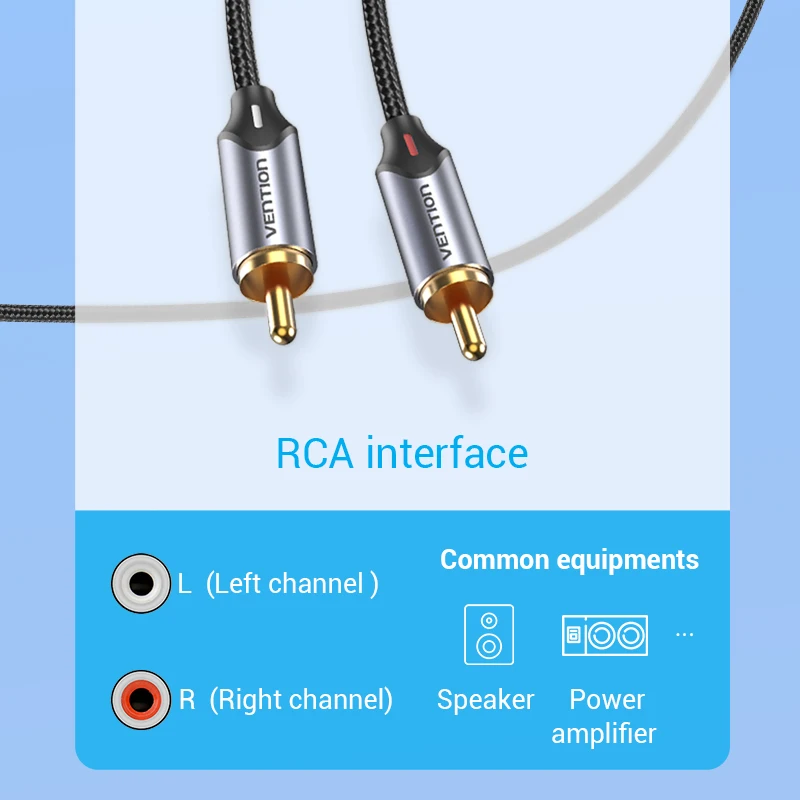 Vention USB C to 2 RCA  ̺  2m TypeC to RCA   ڵ Ȩ þ  ȣȯ DVD TV Ŀ