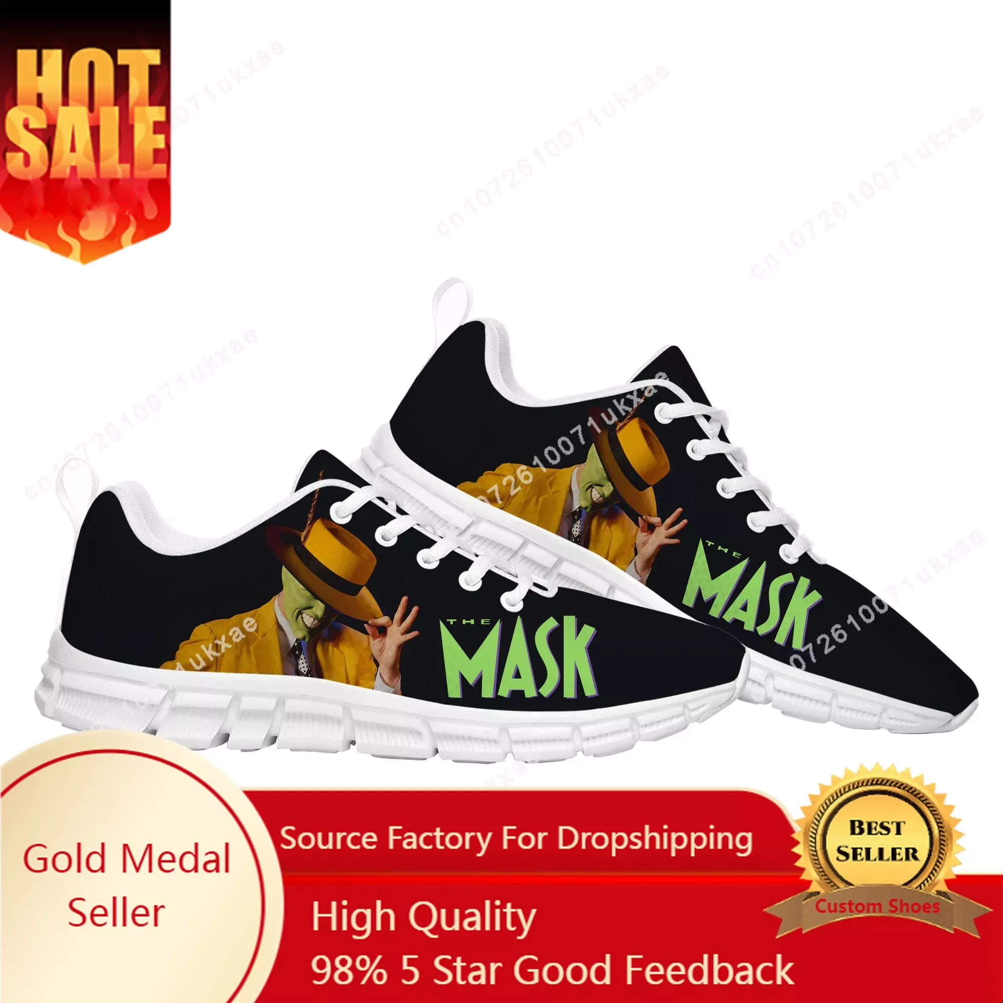 

The Mask Movie Sports Shoes Mens Womens Teenager Kids Children Sneakers High Quality Parent Child Sneaker Couple Custom Shoes