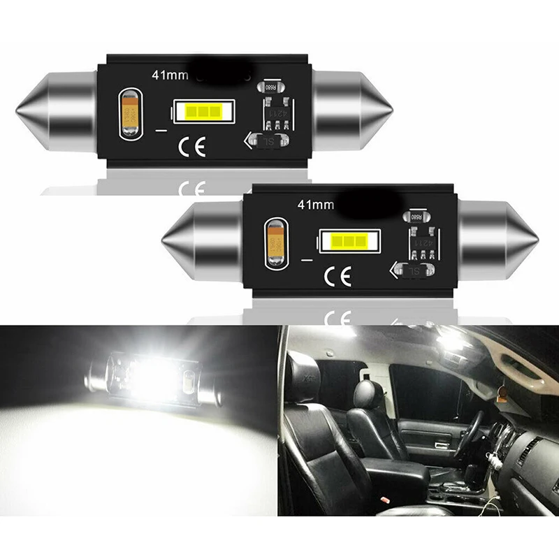 

Светодиодные лампы Festoon CSP, 31 мм, 36 мм, 39 мм, 41 мм, C5W, C10W, сверхъяркий автомобильный купольный свет