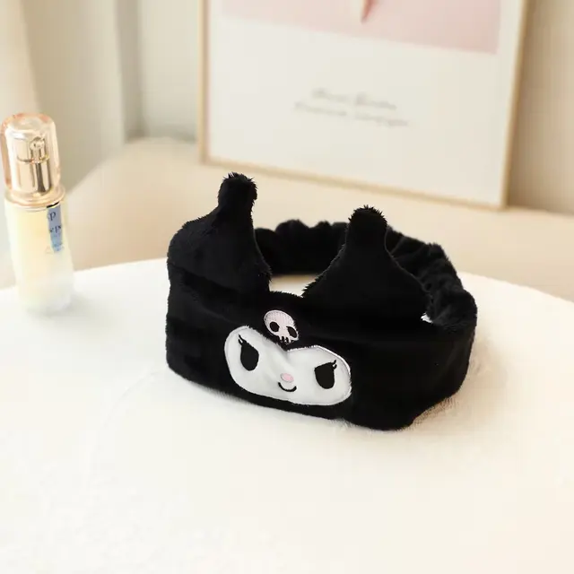 Cartoon Anime Snood Kuromi Cinnamoroll Pochacco My Melody Plush Hairlace Kawaii Travel Blackout Eye Mask Gifts For Girl Child