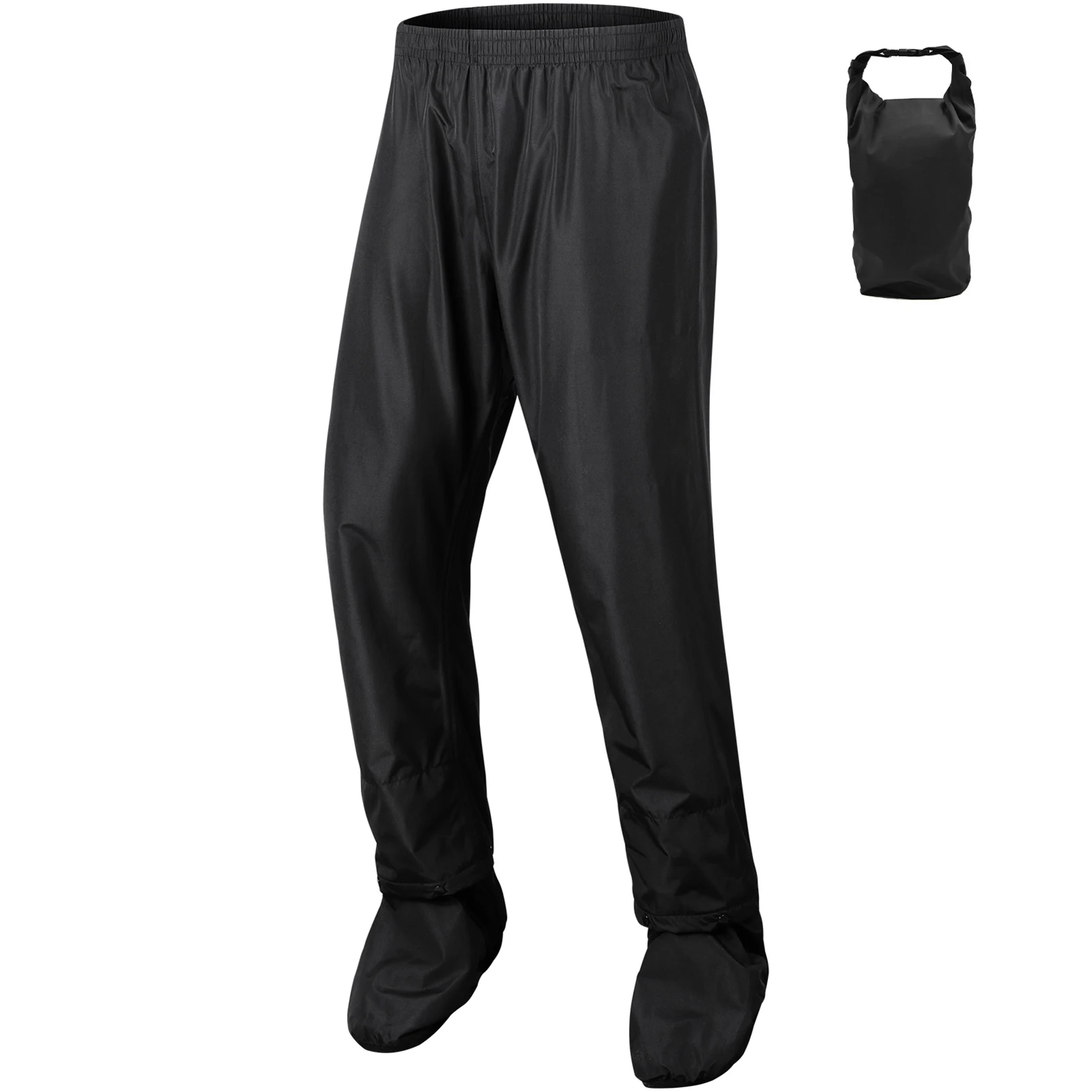 Cycling Sports Breathable Split Rain Pants Windproof Outdoor Pants with Shoe Covers