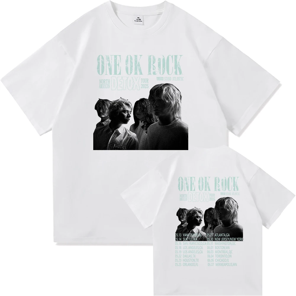 One Ok Rock DETOX Tour 2025 TShirt Fashion Men/women