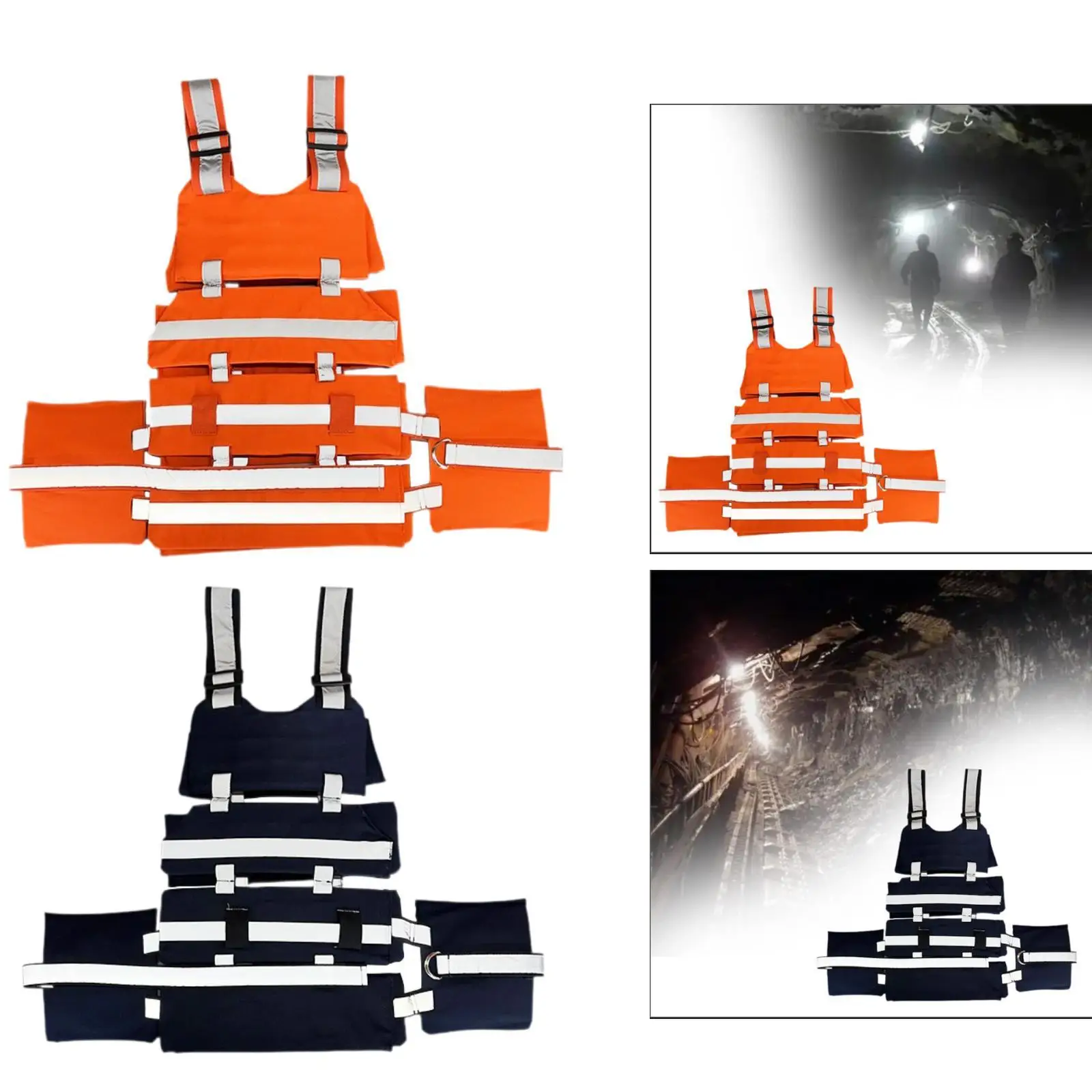 Reflective Vest Versatile Work Clothing for Men Women Workers Contractors