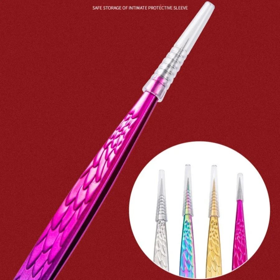 Isolating Tweezers Eyelash Extensions Tip Tweezers 1pc Straight Pointed Tweezers Lash Tweezers Pointed Blackhead Remover