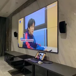 120 Inch Thin Bezel UST Fixed Frame Projection Screen Ambient Light Rejecting ALR Fabric For Xiaomi Ultra Short Throw Projector
