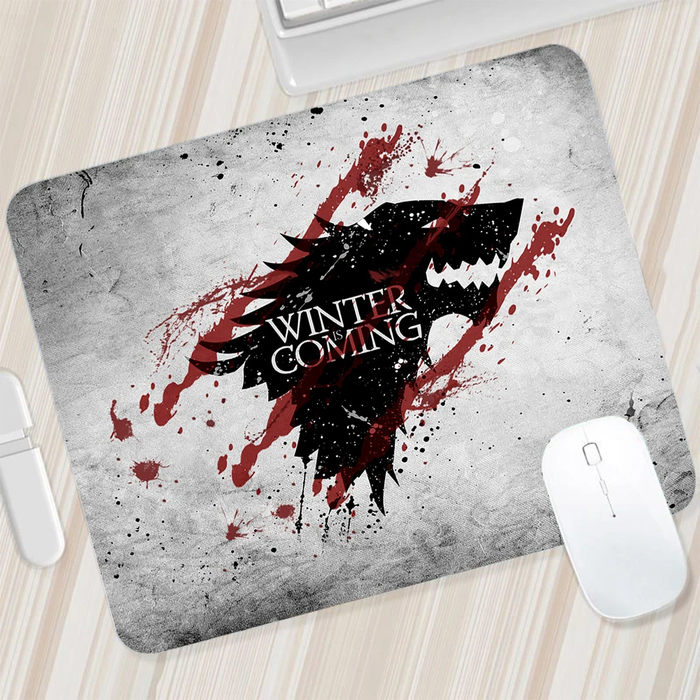 Tronos Game Small Mouse Pad Gaming Mousepad Pc Gamer Mouse Mat Xxl Computer Office Pad Tastiera Mat Desk Pad Laptop Mausepad
