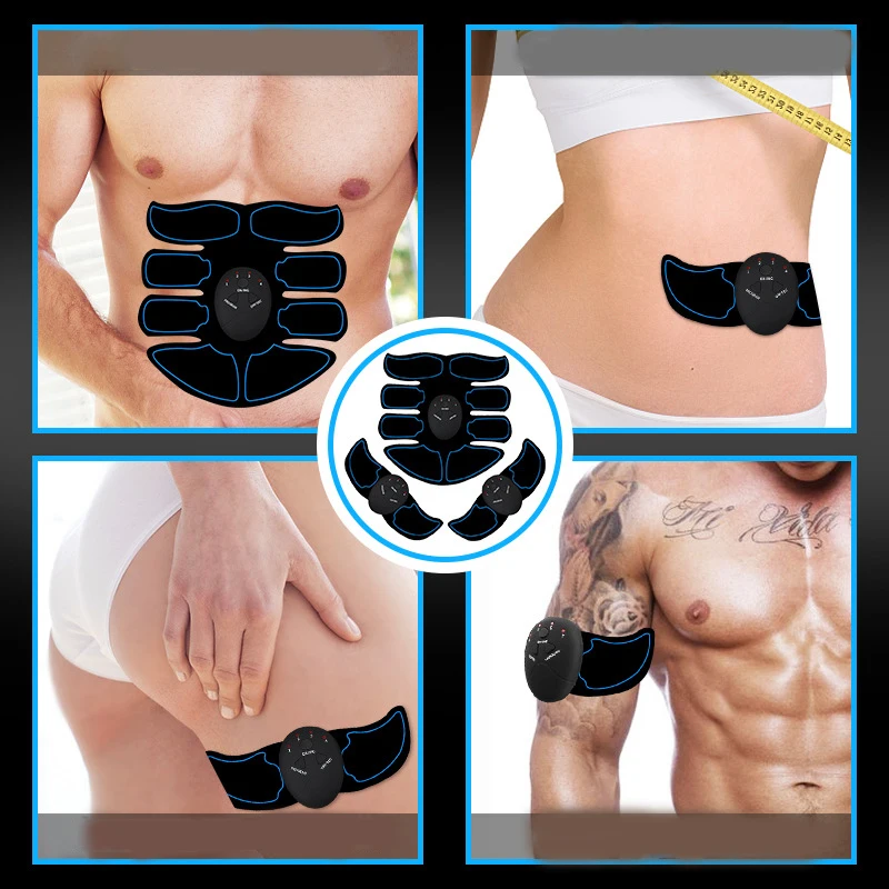 Electric EMS Muscle Toner Machine Toning Belt Simulation Fat Burner Belly  Shaper