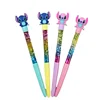 Gel Pens 0.5mm Black 12/24pcs Disney Neutral Pen Cartoon Stitch Students Writing Offices Stationery School Supplies Wholesale 6