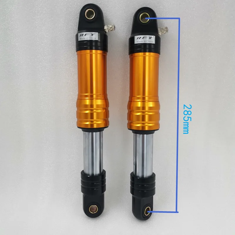 専用 2 個のユニバーサル 285mm 320mm オートバイアブソーバーリア