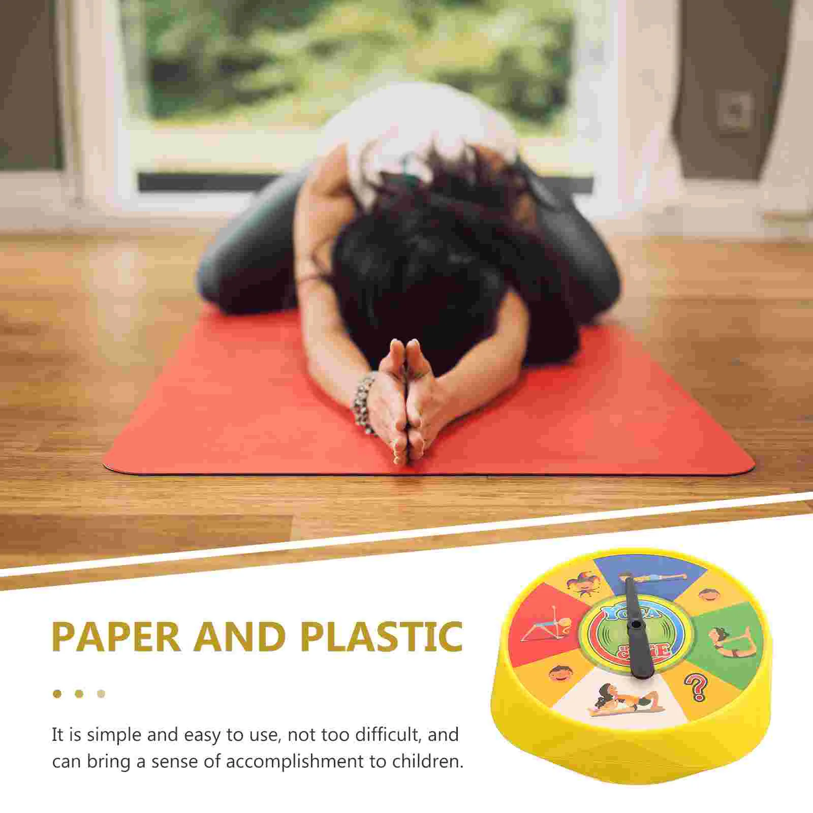 Yoga Poses Cards Games For Kids Flexibility and Balance Fitness Teaching Toys Family Parent-child Interaction Sport Girls Toys