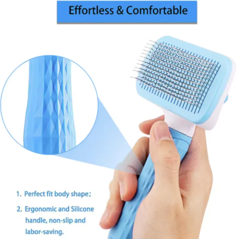 Self-Cleaning Pet Grooming Comb 4