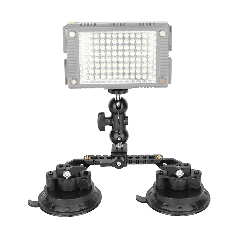 CAMVATE    Ʈ   ġ,  ׼ ī޶ , LED  Ʈ, ޴ Ŭ, 1/4 3/8  