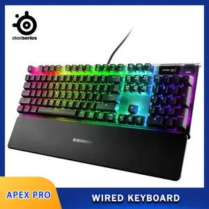 A full set 61Key caps for Steelseries Apex Pro Mini wired/wireless Keyboard  - AliExpress