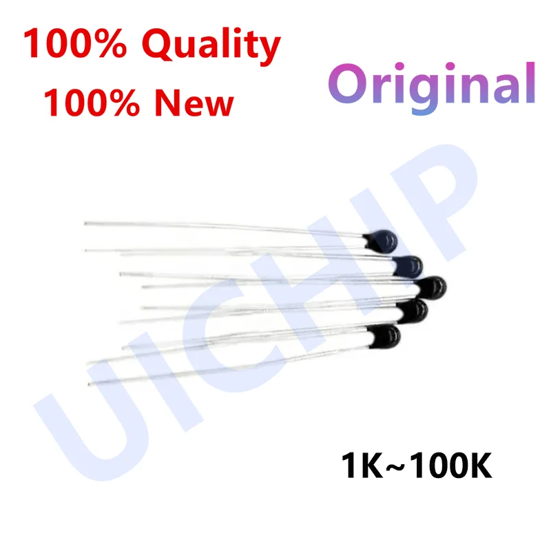 20 Piezas Termistor NTC 4.7k Ohm MF52AT - 5% Tolerancia, 3950B, Para Electrónica