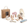 Wooden Toy Girls Makeup Set Pretend Play Kid Make Up Beautiful Hairdressing Simulation For Girl Children Dressing Cosmetic Gifts 6