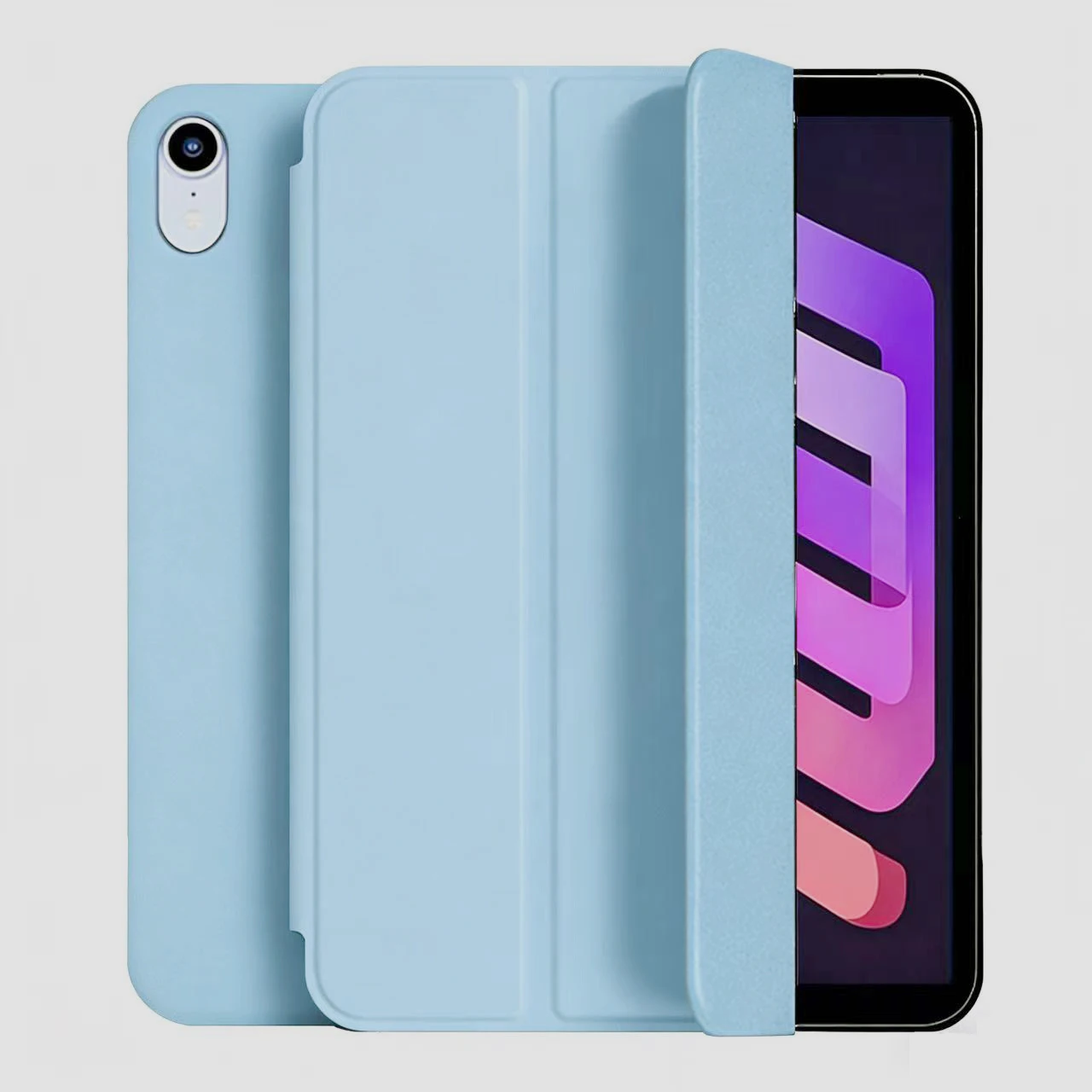 Premium PU Leather Flip Smart Cover with Magnetic Stand and Auto Wake/Sleep Feature