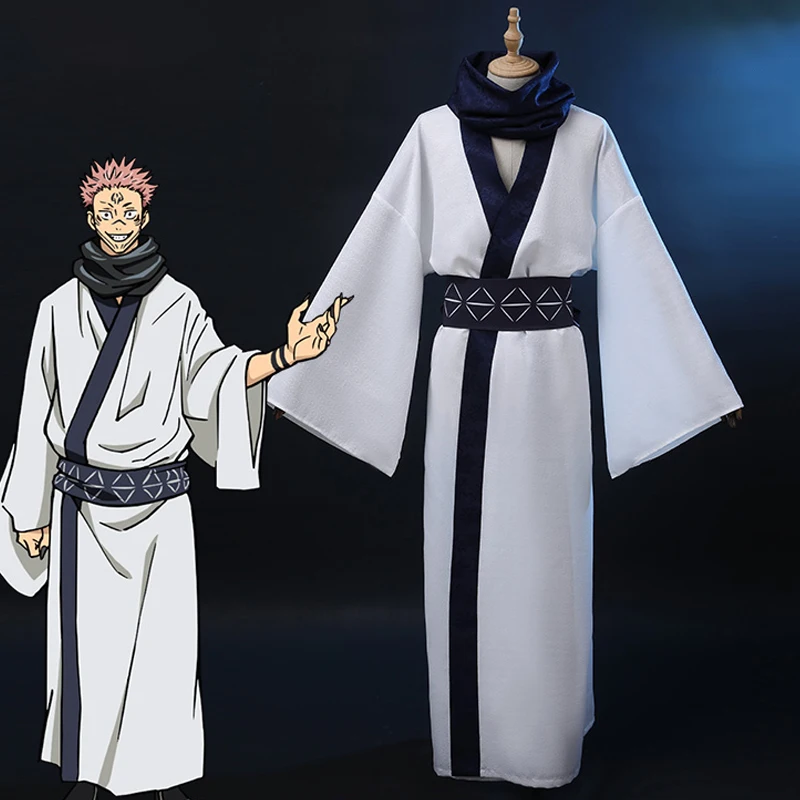 

Anime Jujutsu Kaisen Ryomen Sukuna Cosplay Costume Japanese Kimono Fancy Suit Outfits Halloween Carnival Uniforms Halloween