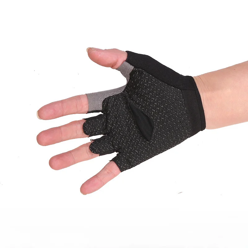 Fingerless gloves for men women cycling sports fitness motorcycle mtb anti-slip bicycle accessories
