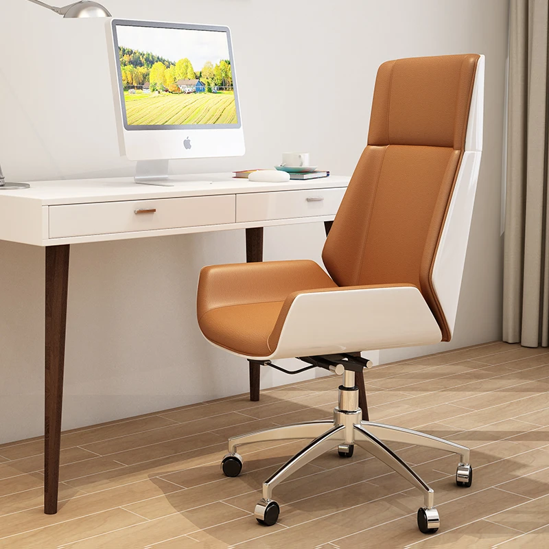 working study office chair girl ergonomic boss wheels nordic makeup armchairs relax relaxing sillas de oficina office furniture Nordic Relaxing Office Chair Studio Gamer Rocking Living Room Office Chair Study Cadeira Ergonomica Home Office Furniture