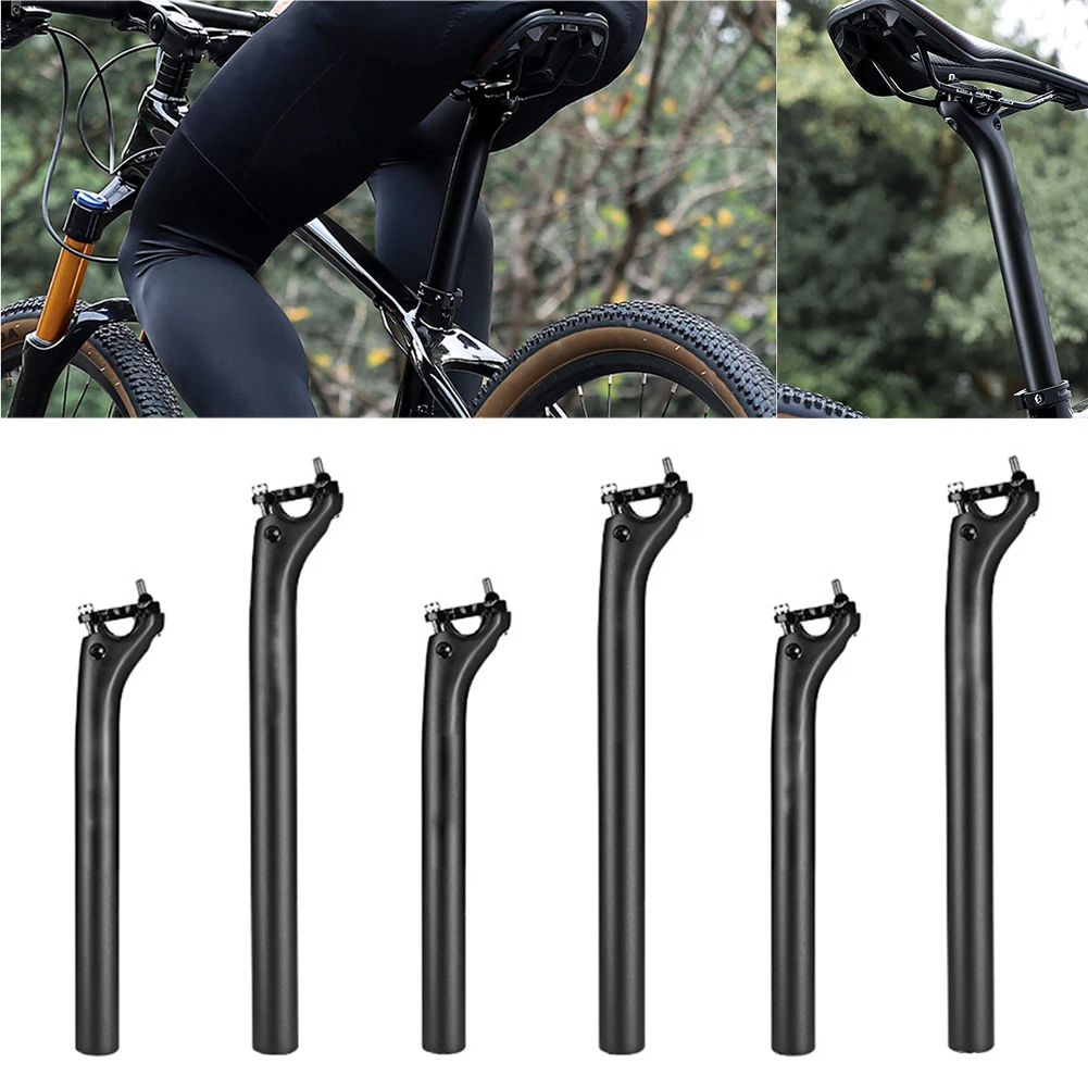 

Carbon Fiber Seat Post 350MM/400MM Length Road Bike Seat Post Outer Diameter 27.2mm/30.8mm/31.6mm Ultralight-Seatpost MTB Parts