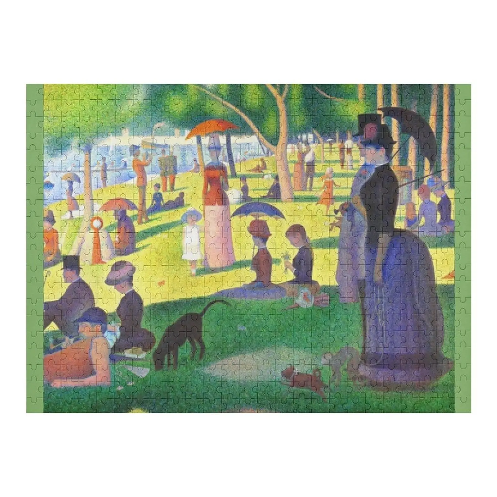 

Georges Seurat A Sunday On La Grande Jatte Jigsaw Puzzle Wood Name Wooden Name Custom Personalized Personalized Name Puzzle