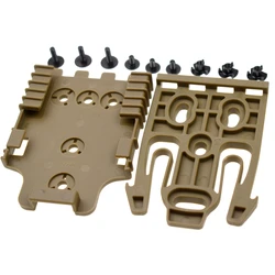ARC Tactical Drop Leg Thigh Belt Gun Holster Adapter with Quick Locking System (Tan set)
