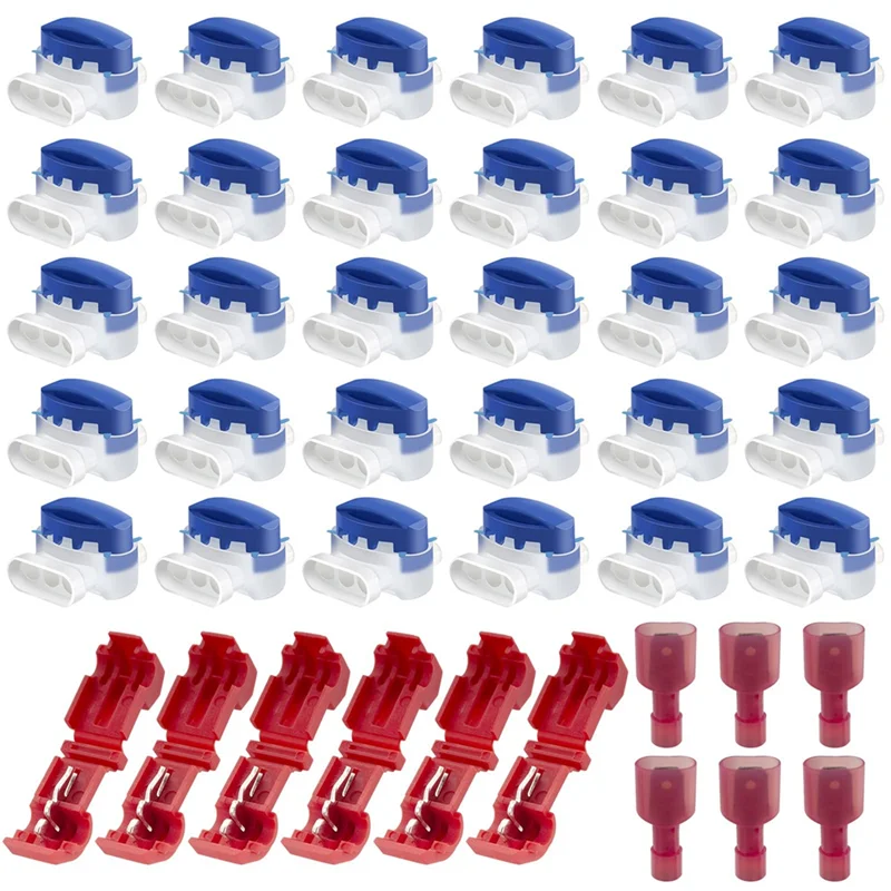 

36PCS Cable Connectors for Robotic Lawnmowers, Waterproof Connection Cable Wire Connector with Gel Filling