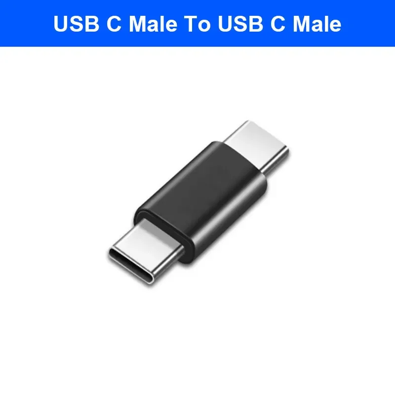 Dual USB C Adapter Connector with PD Support for Computers and Mobile Phones