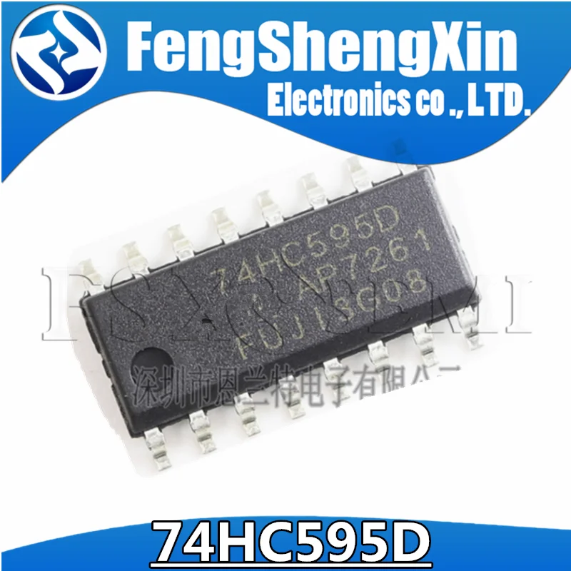 

10pcs 74HC595D DP74HC595D 74HC595 SOP16