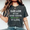 Retro Magic Wand Shirt Sarcasm Because Avada Kedavra Is Illegal Shirt Unisex School Tee Cotton Shirt Fantasy Apparel Y2K Top 4