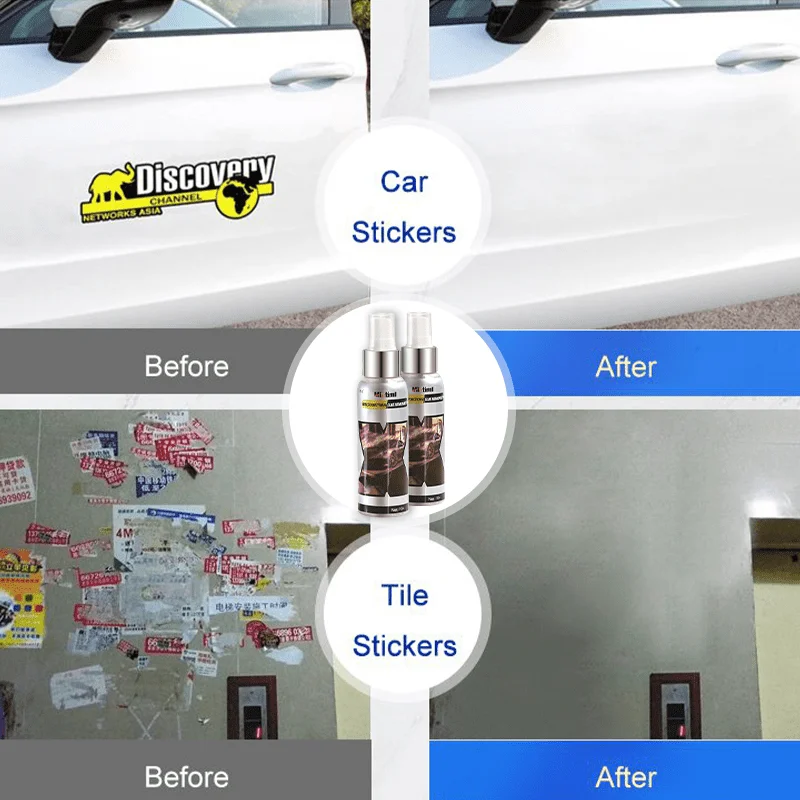 Sticky Residue Remover Car Window Film Adhesive Remover Sticker Cleaning  Spray Glue Remover Cleaning Agent Cleaning Products - AliExpress