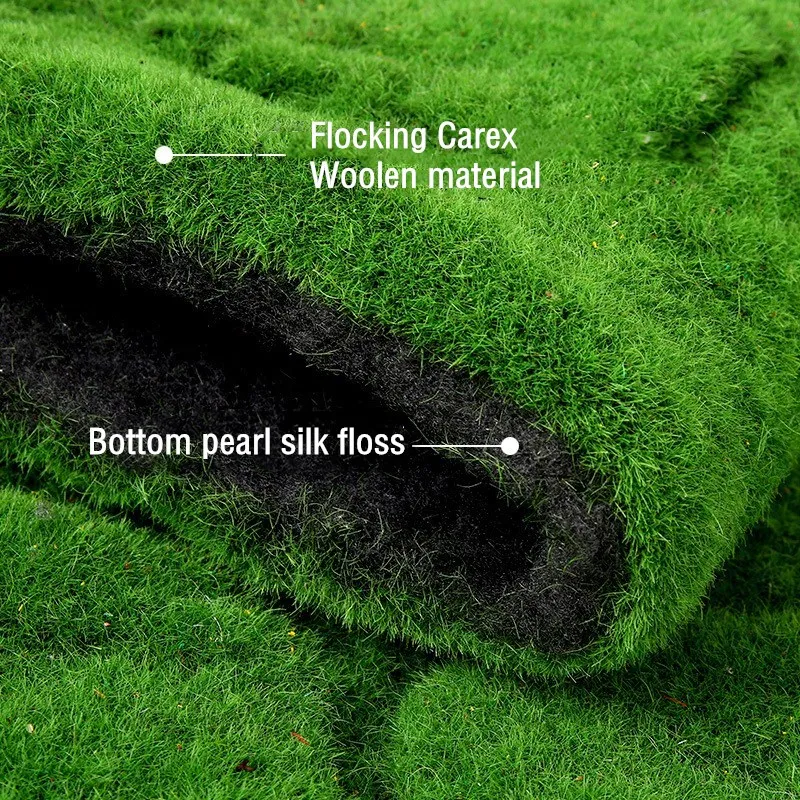 

DIY Artificial Moss Lawn Garden Fake Grass Turf Indoor Outdoor Decor Micro Landscape Accessories Wall Background Grass