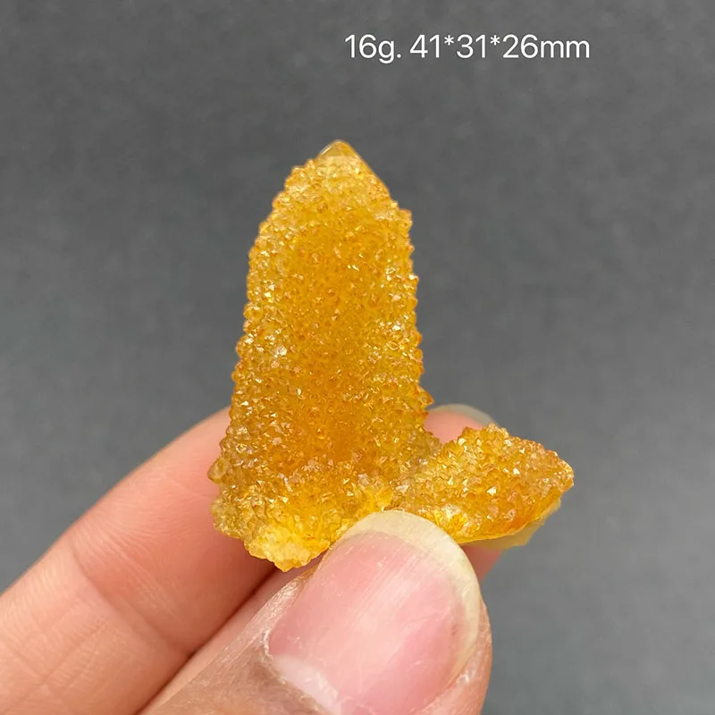 100%  Natural citrine Mineral Specimens Stones and Crystals Healing Crystal from China