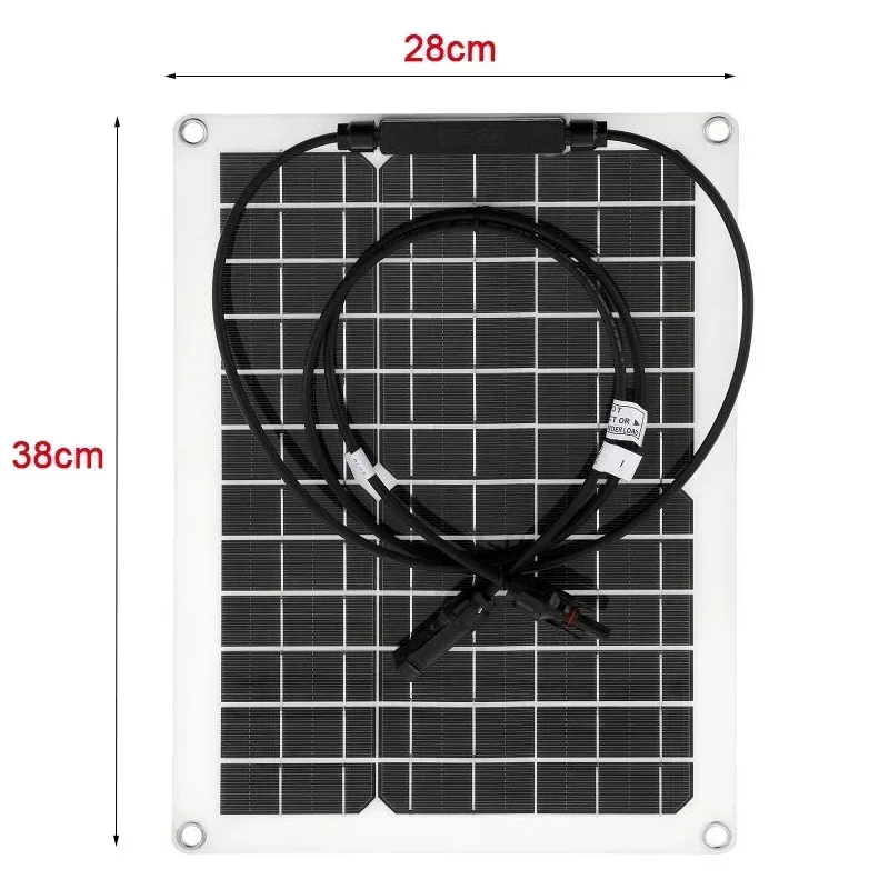Pannello solare 300W pannello solare flessibile 12V con Controller adatto per telefoni cellulari celle solari per auto e camper all'aperto 12V - Image 4